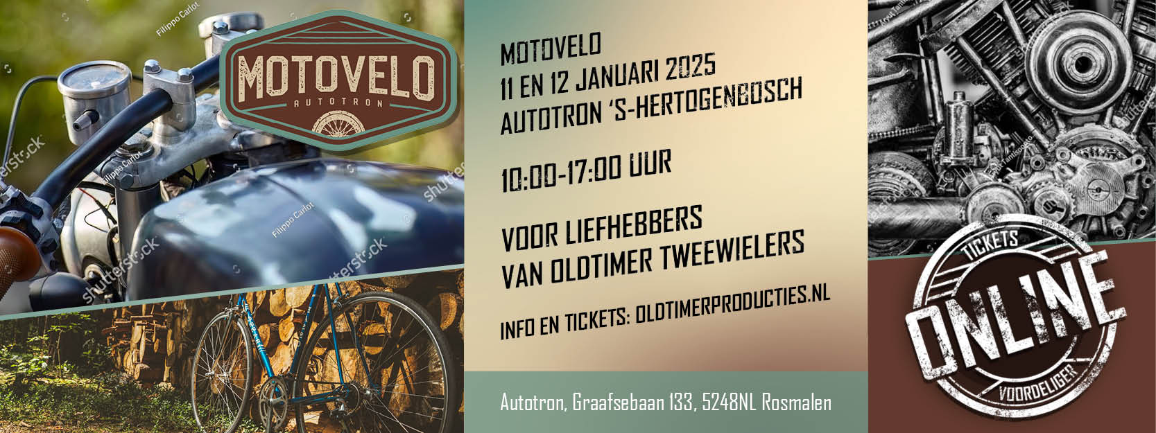 Oldtimerbeurs MotoVelo Autotron Rosmalen